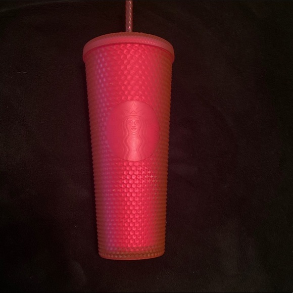 Starbucks Other Hot Pink Studded Starbucks Cup Poshmark
